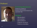 Prof. Predrag Stanimirovic